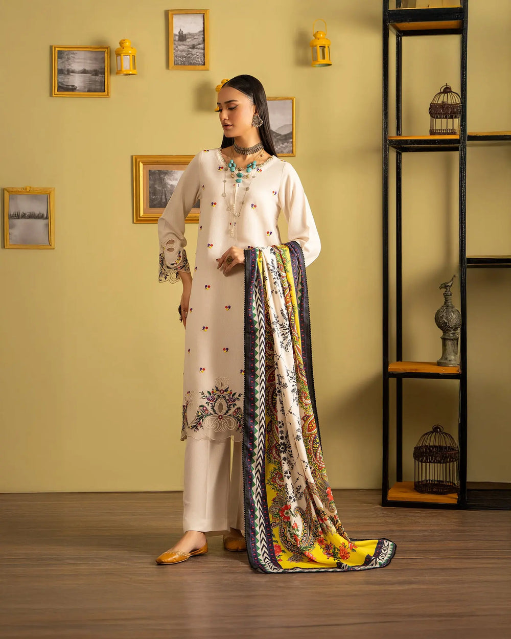 Karandi Linen 3PC | 16398 Sha Posh Textile