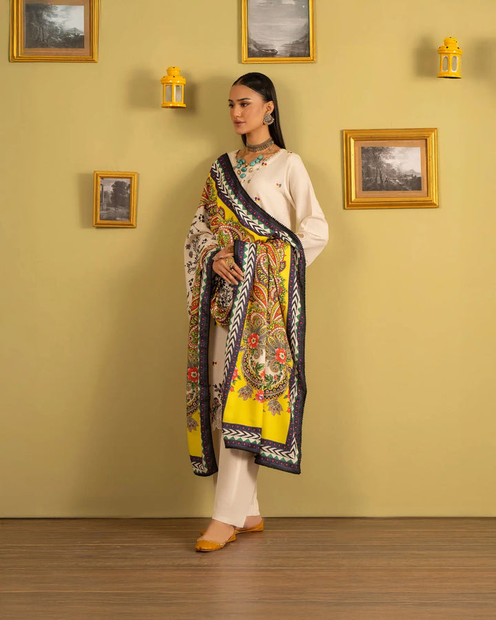 Karandi Linen 3PC | 16398 Sha Posh Textile