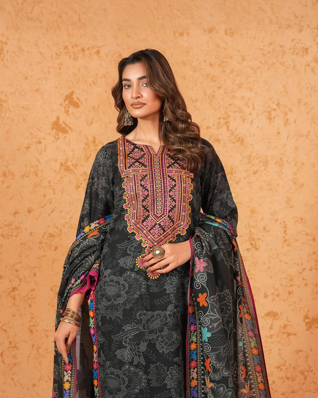Khaddar 3PC | 16356-IG-KD Sha Posh Textile
