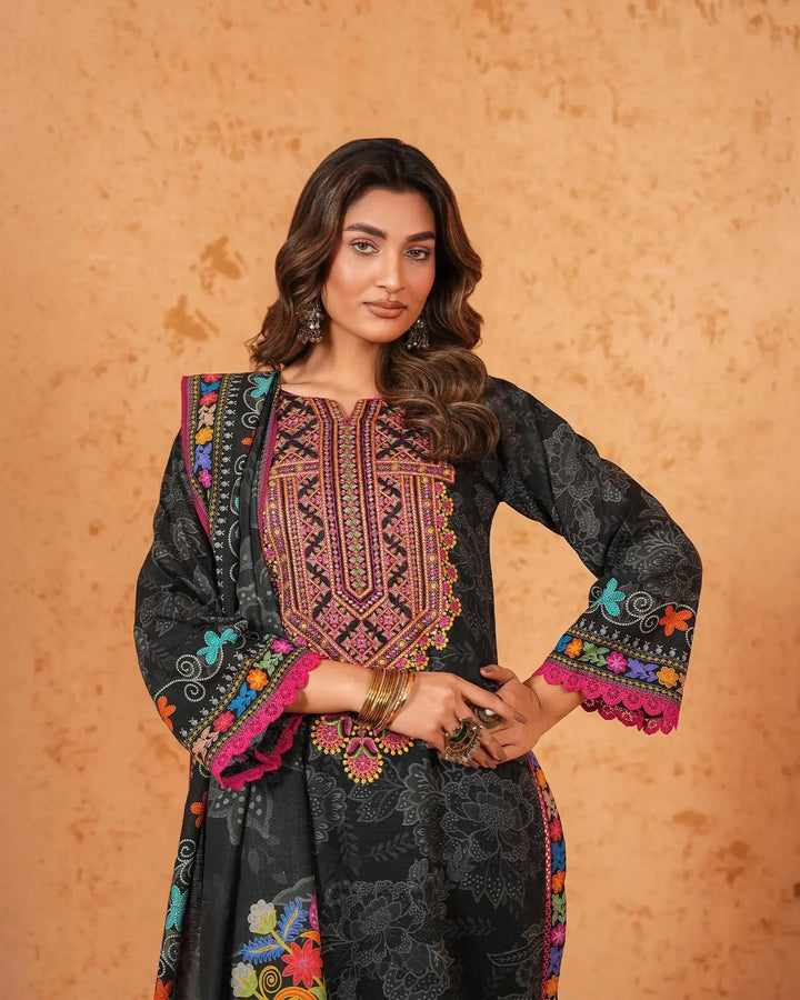 Khaddar 3PC | 16356-IG-KD Sha Posh Textile