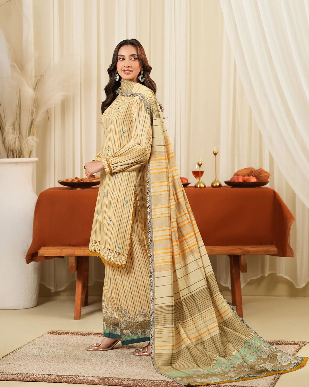 Khaddar 3PC | 16390 Sha Posh Textile