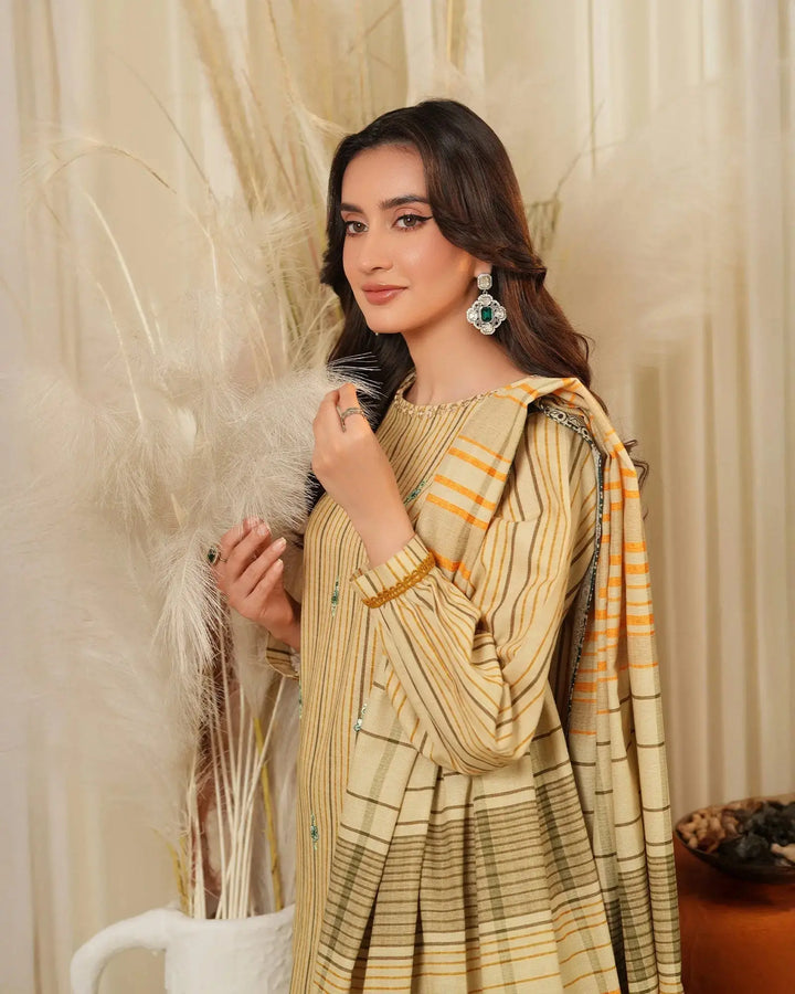 Khaddar 3PC | 16390 Sha Posh Textile