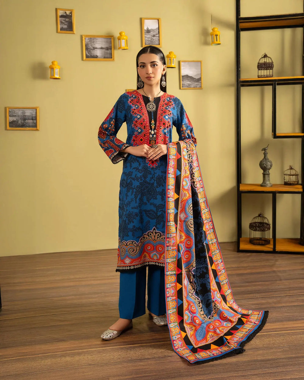 Khaddar 3PC | 16423 Sha Posh Textile