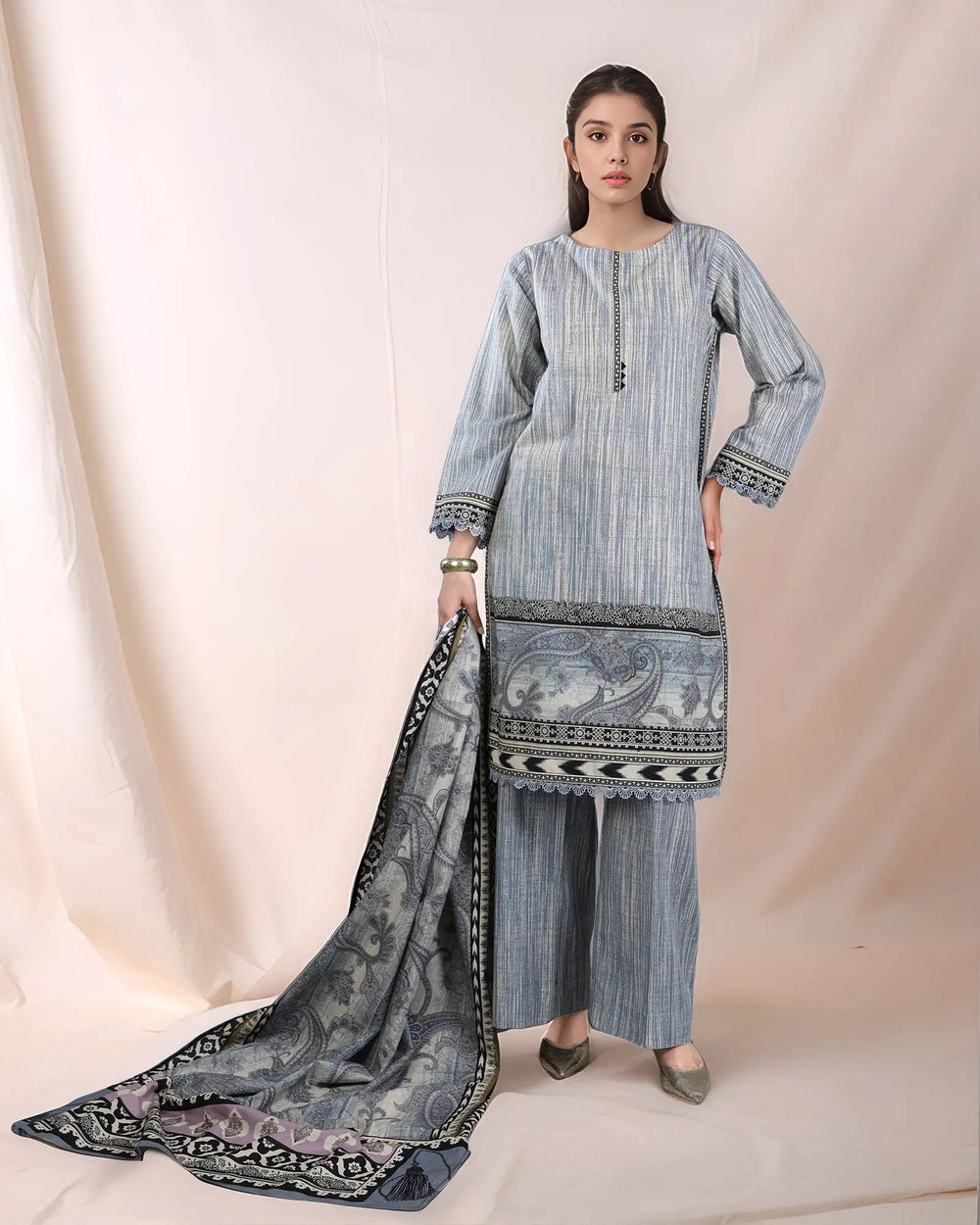 Khaddar 3PC | 16464 Sha Posh Textile