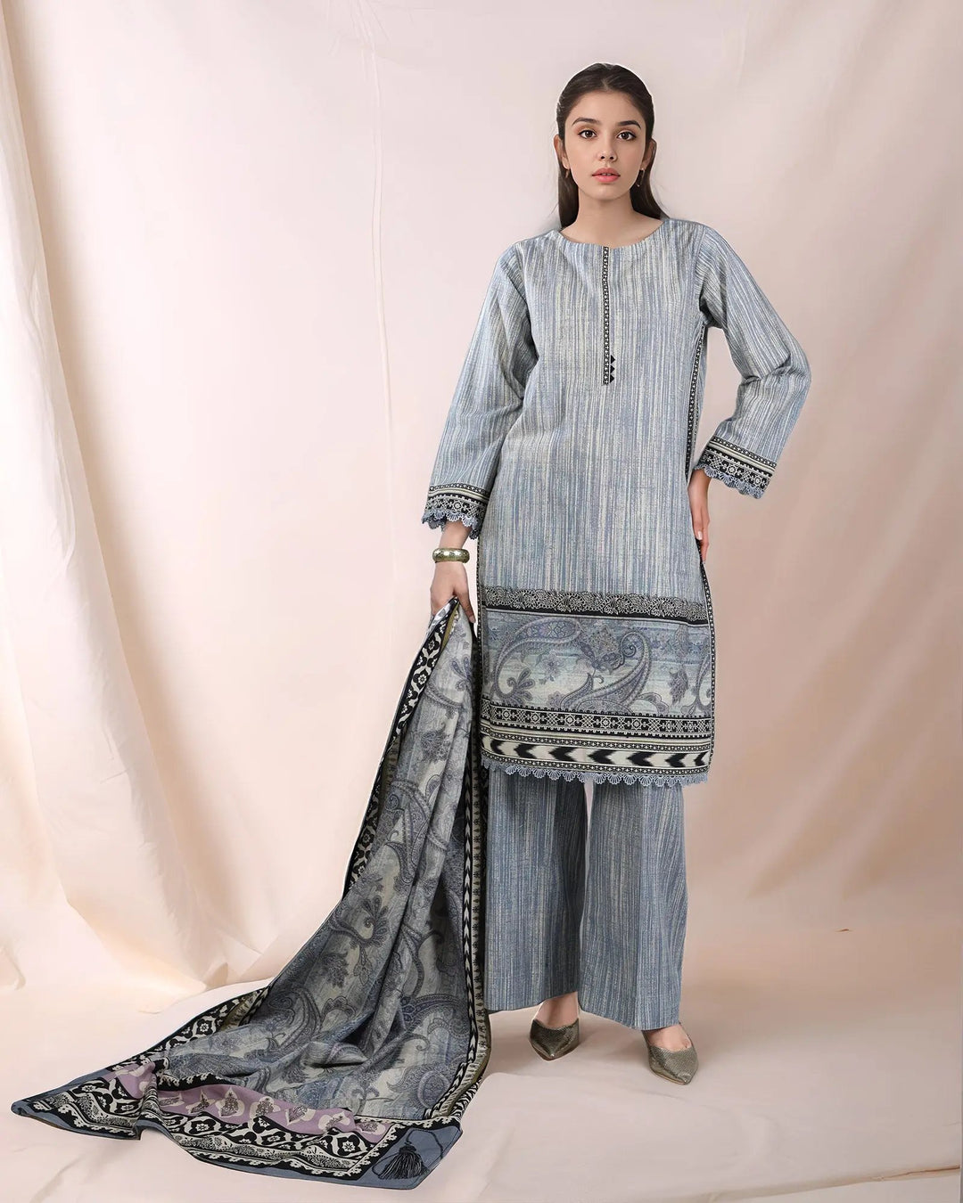 Khaddar 3PC | 16464 Sha Posh Textile