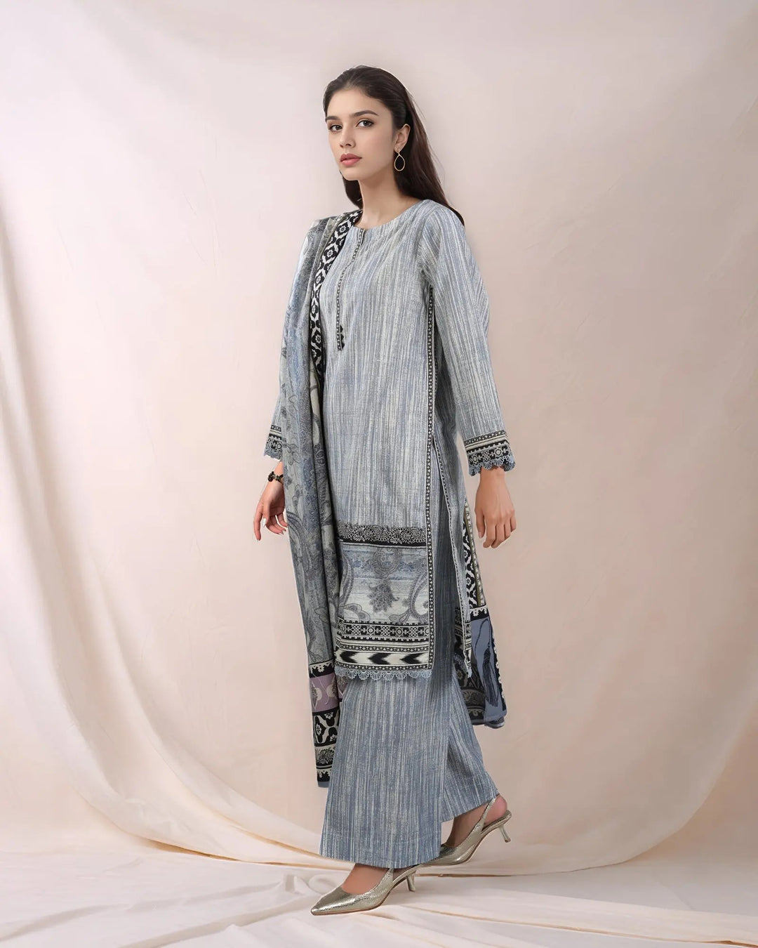 Khaddar 3PC | 16464 Sha Posh Textile