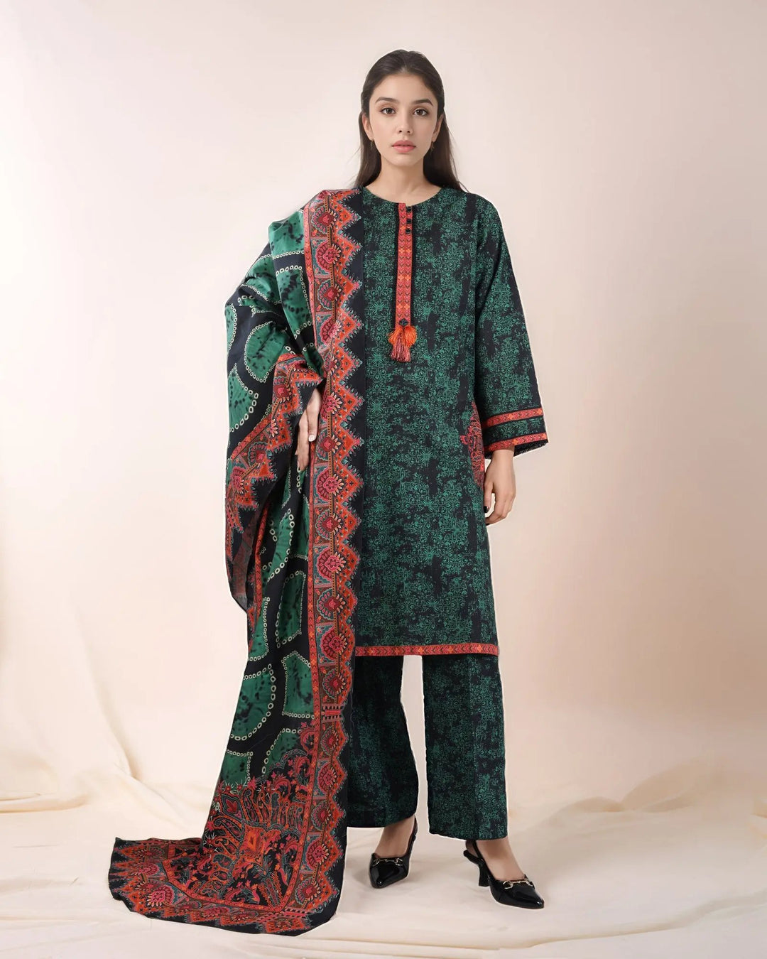 Khaddar 3PC | 16468 Sha Posh Textile