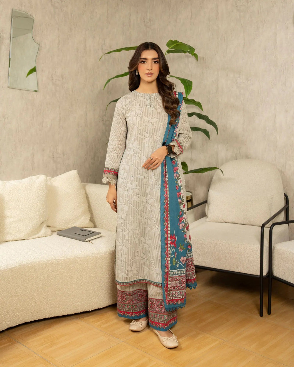 Khaddar 3PC | 16475 Sha Posh Textile