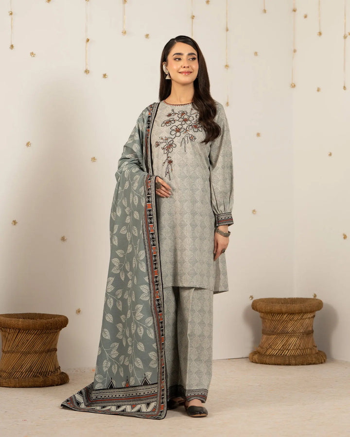 Khaddar 3PC | 16481 Sha Posh Textile