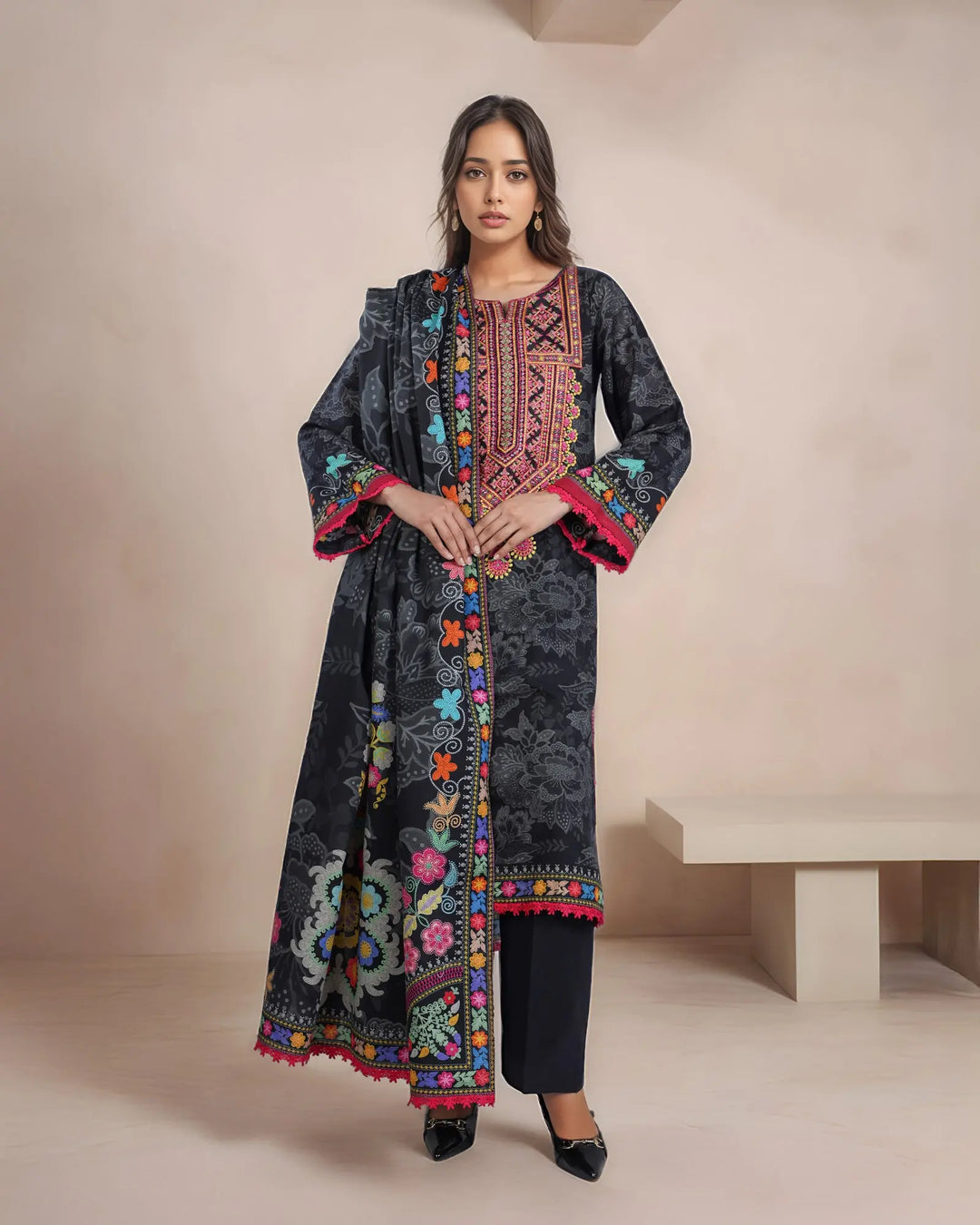 Khaddar 3PC | 16508 Sha Posh Textile