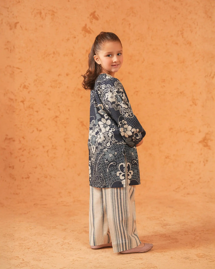 Kids 2 Piece Khaddar Suit Stitched | 16313-IG-KD Sha Posh Textile