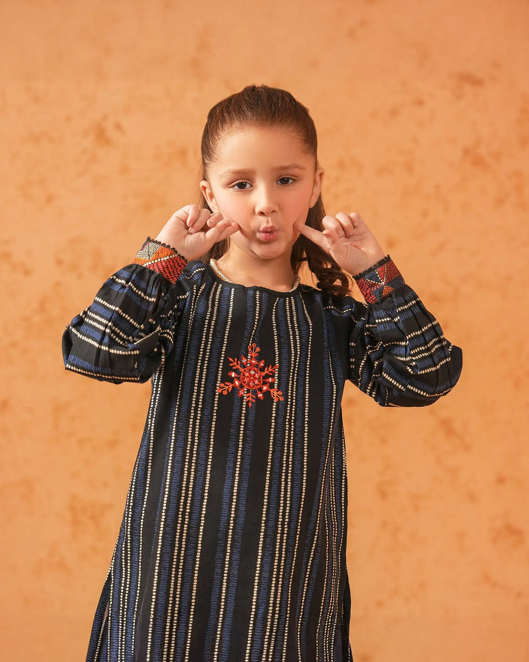 Kids 2 Piece Khaddar Suit Stitched | 16314-IG-KD Sha Posh Textile