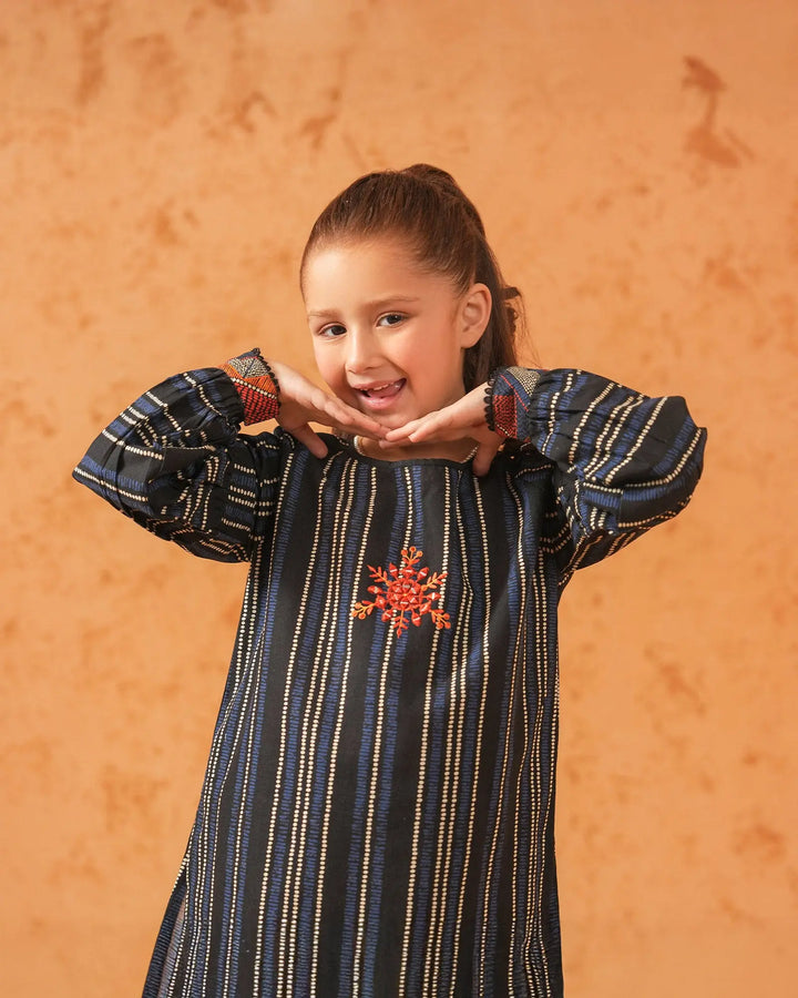 Kids 2 Piece Khaddar Suit Stitched | 16314-IG-KD Sha Posh Textile