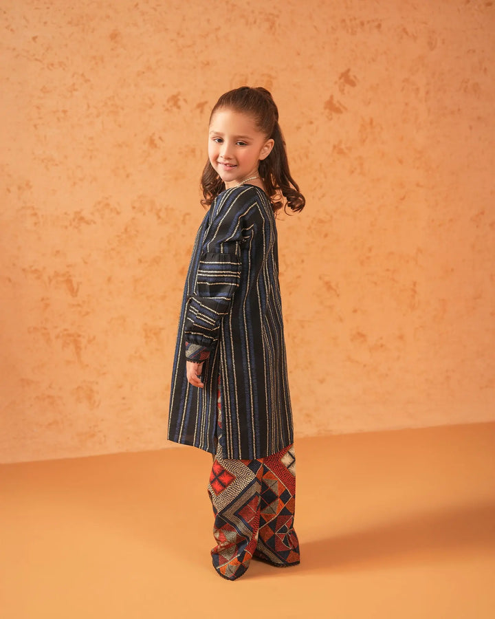 Kids 2 Piece Khaddar Suit Stitched | 16314-IG-KD Sha Posh Textile