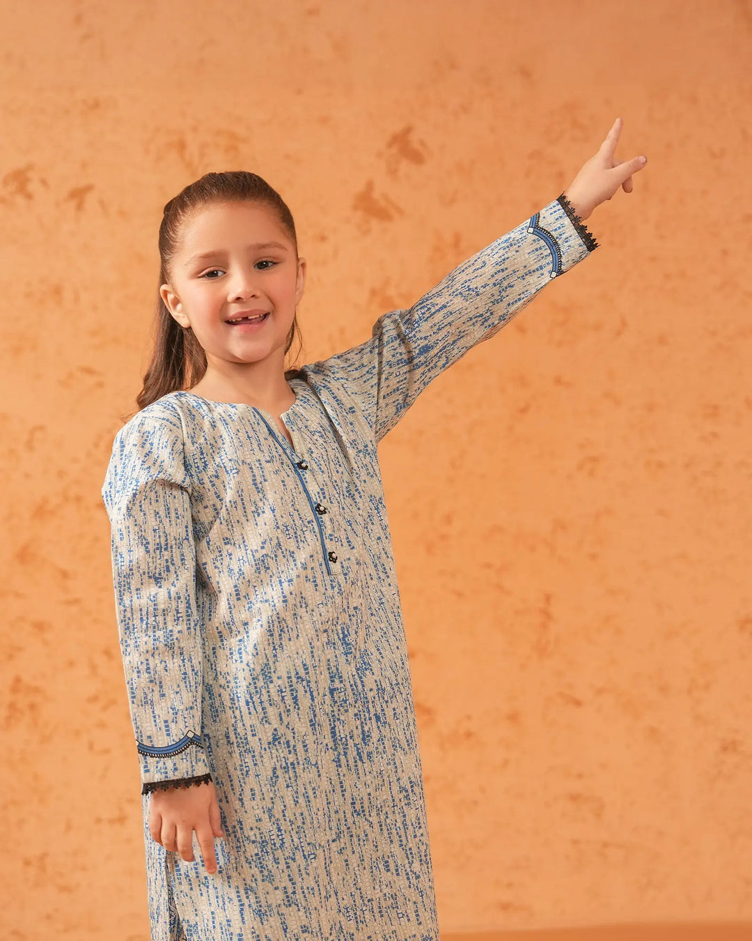 Kids 2 Piece Khaddar Suit Stitched | CK2P16317-IG-KD Sha Posh Textile
