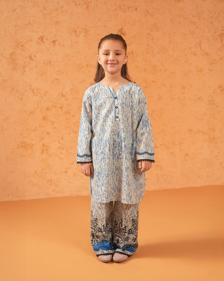 Kids 2 Piece Khaddar Suit Stitched | CK2P16317-IG-KD Sha Posh Textile