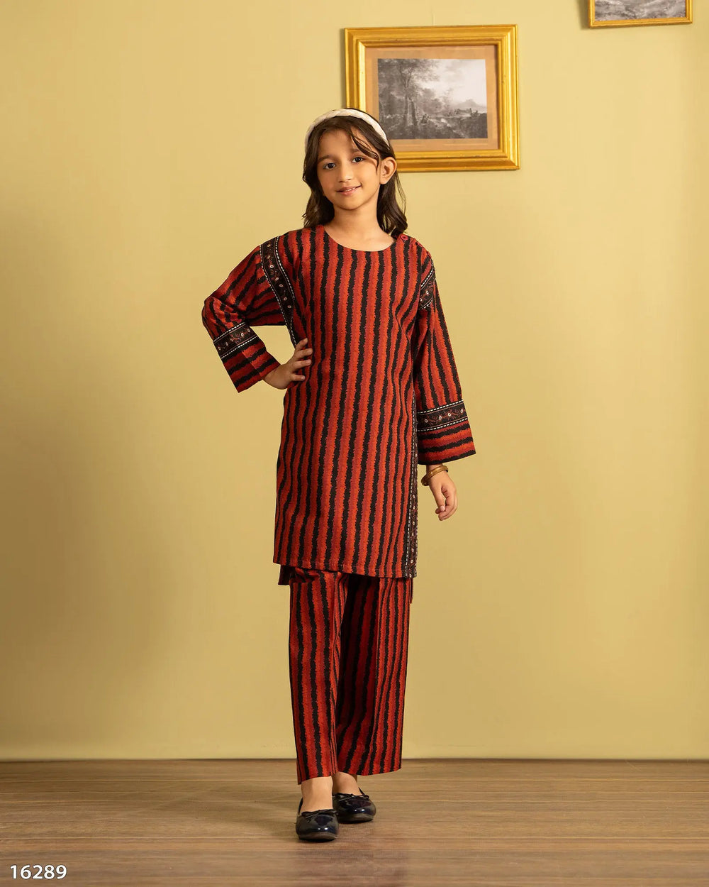 Kids 2 Piece Khaddar Suit | 16289-IG-KD Sha Posh Textile