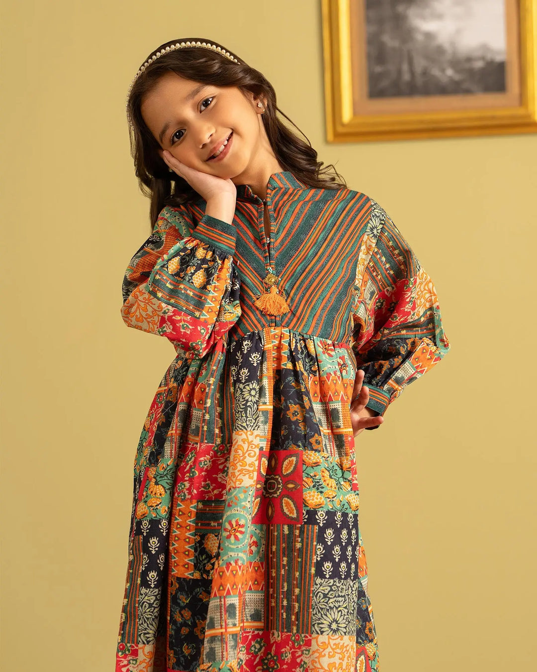 Kids 2 Piece Khaddar Suit | 16323-IG-KD Sha Posh Textile