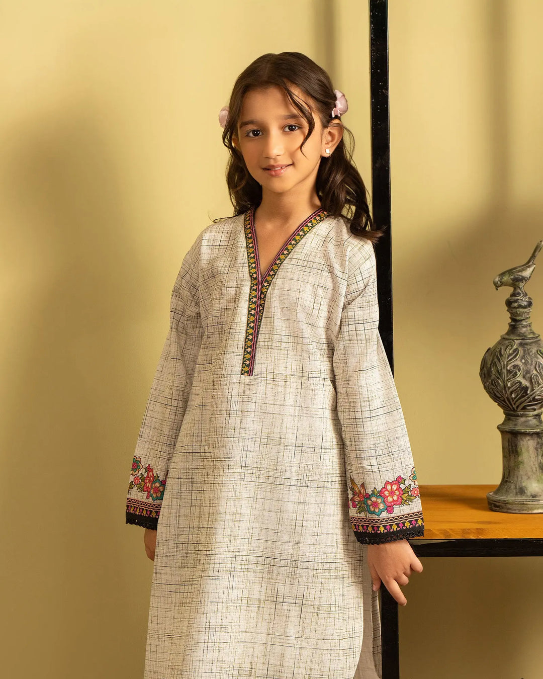 Kids 2 Piece Khaddar Suit | 16328-IG-KD Sha Posh Textile