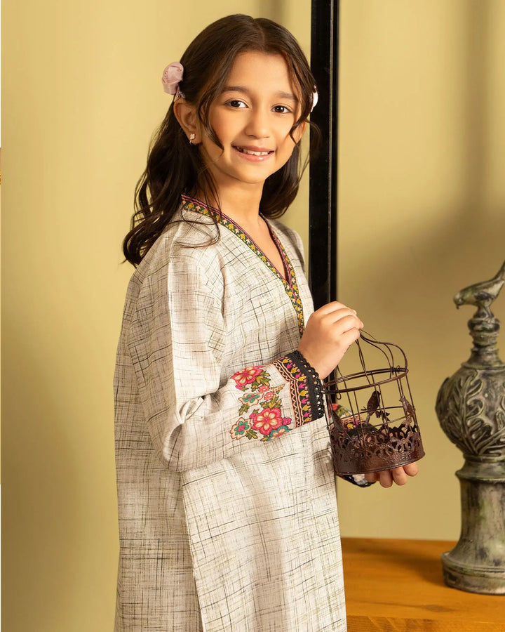 Kids 2 Piece Khaddar Suit | 16328-IG-KD Sha Posh Textile
