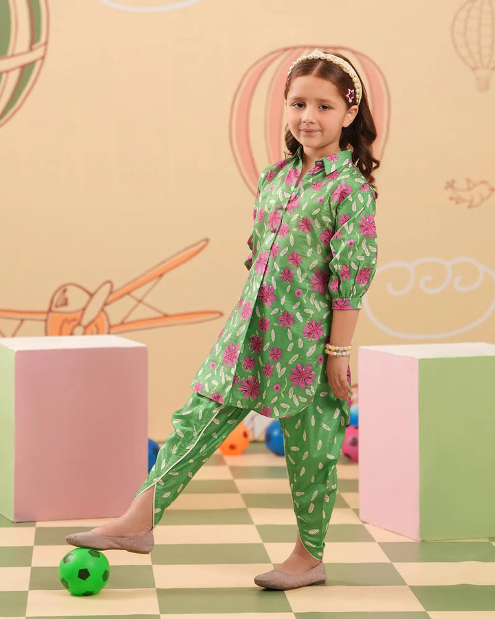 Kids 2-Piece Read-to-Wear Lawn Suit | 17301-IG-LWN Sha Posh Textile