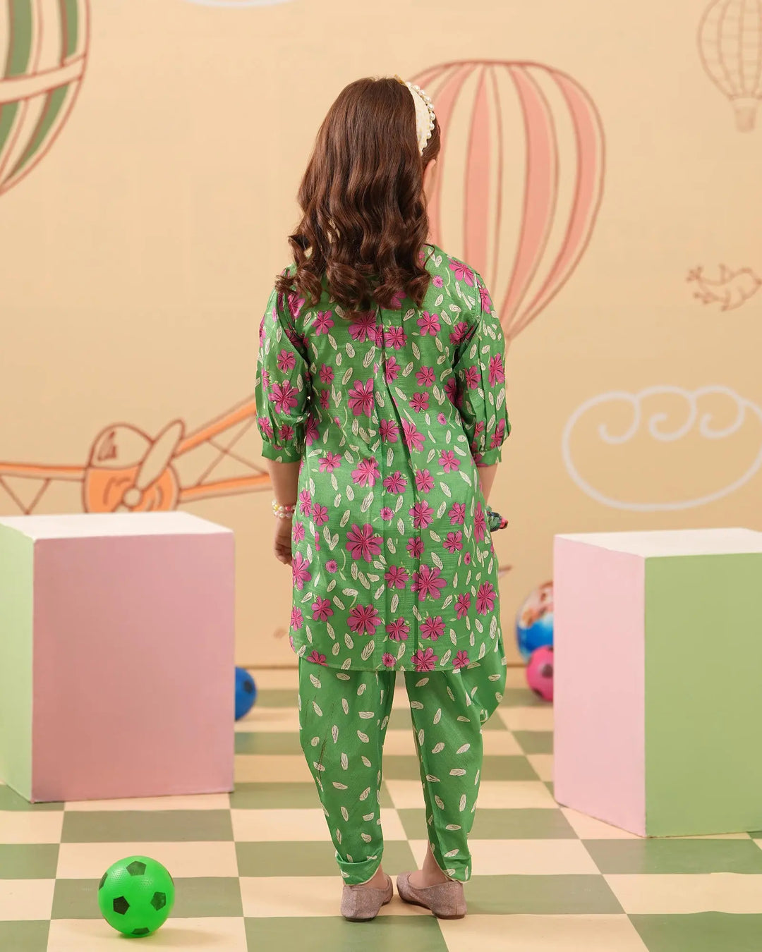 Kids 2-Piece Read-to-Wear Lawn Suit | 17301-IG-LWN Sha Posh Textile