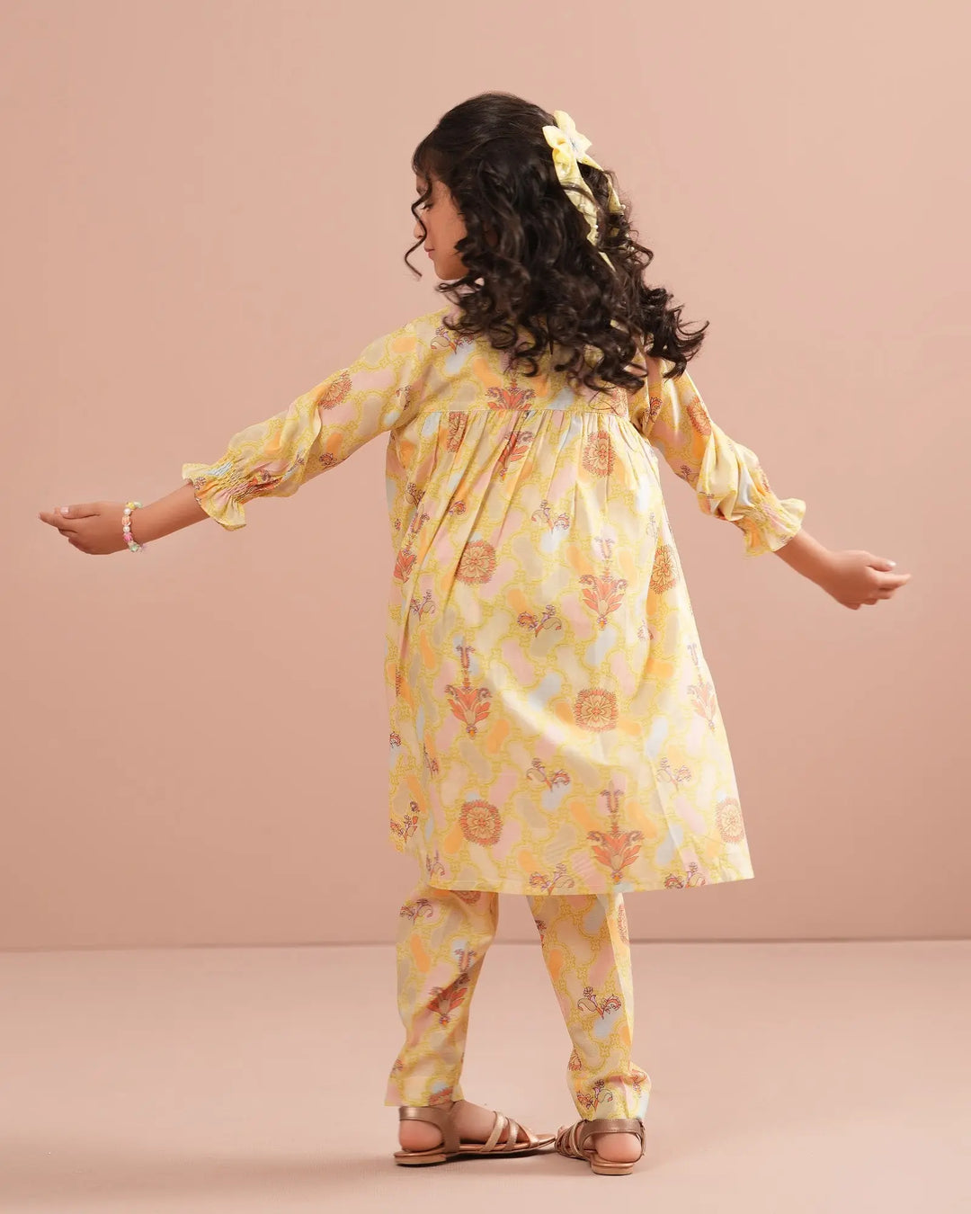 Kids 2-Piece Ready-to-Wear Cotton Frock | 17287-IG-CT Sha Posh Textile