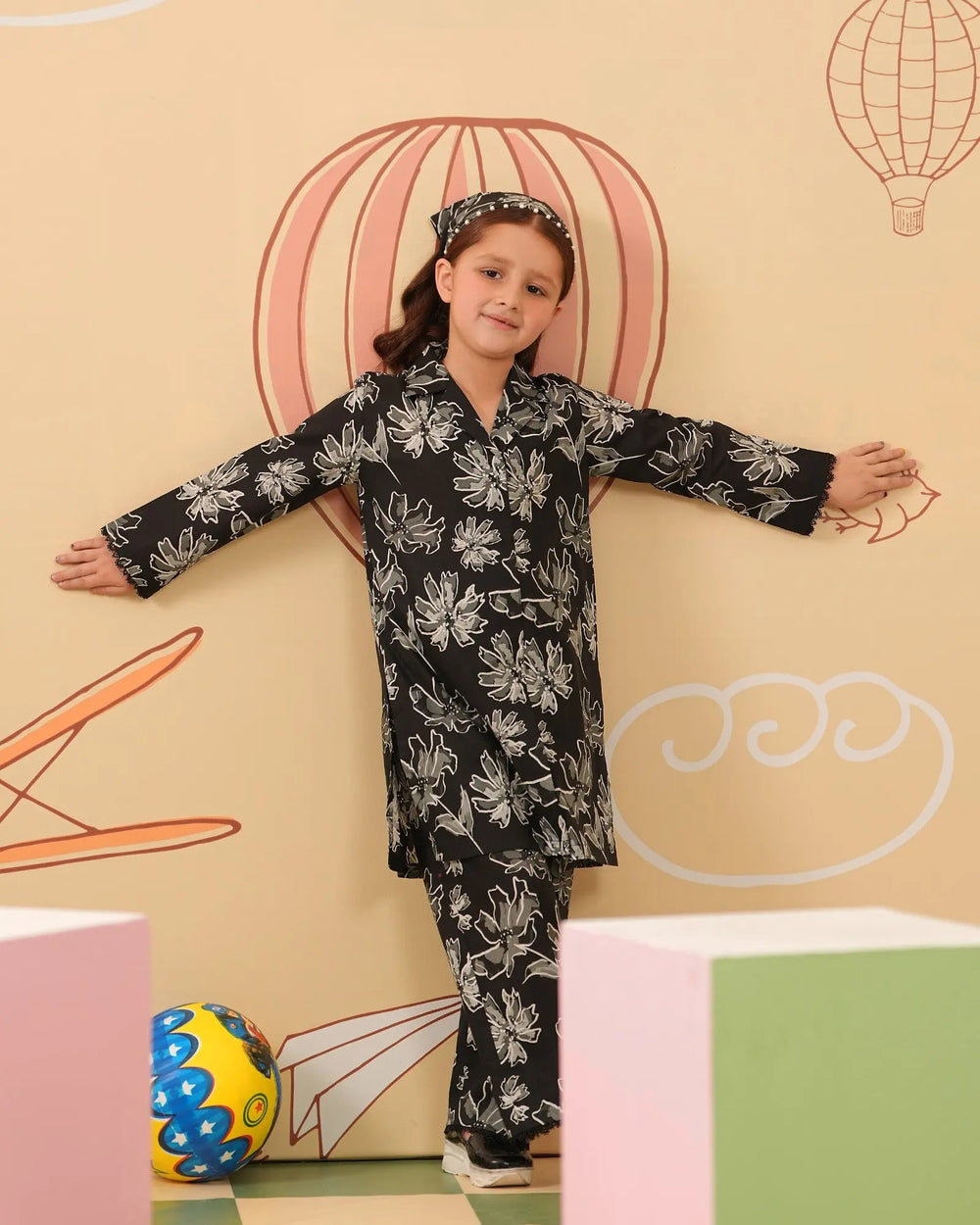 Kids 2-Piece Ready-to-Wear Cotton Suit | 17258-IG-CT Sha Posh Textile