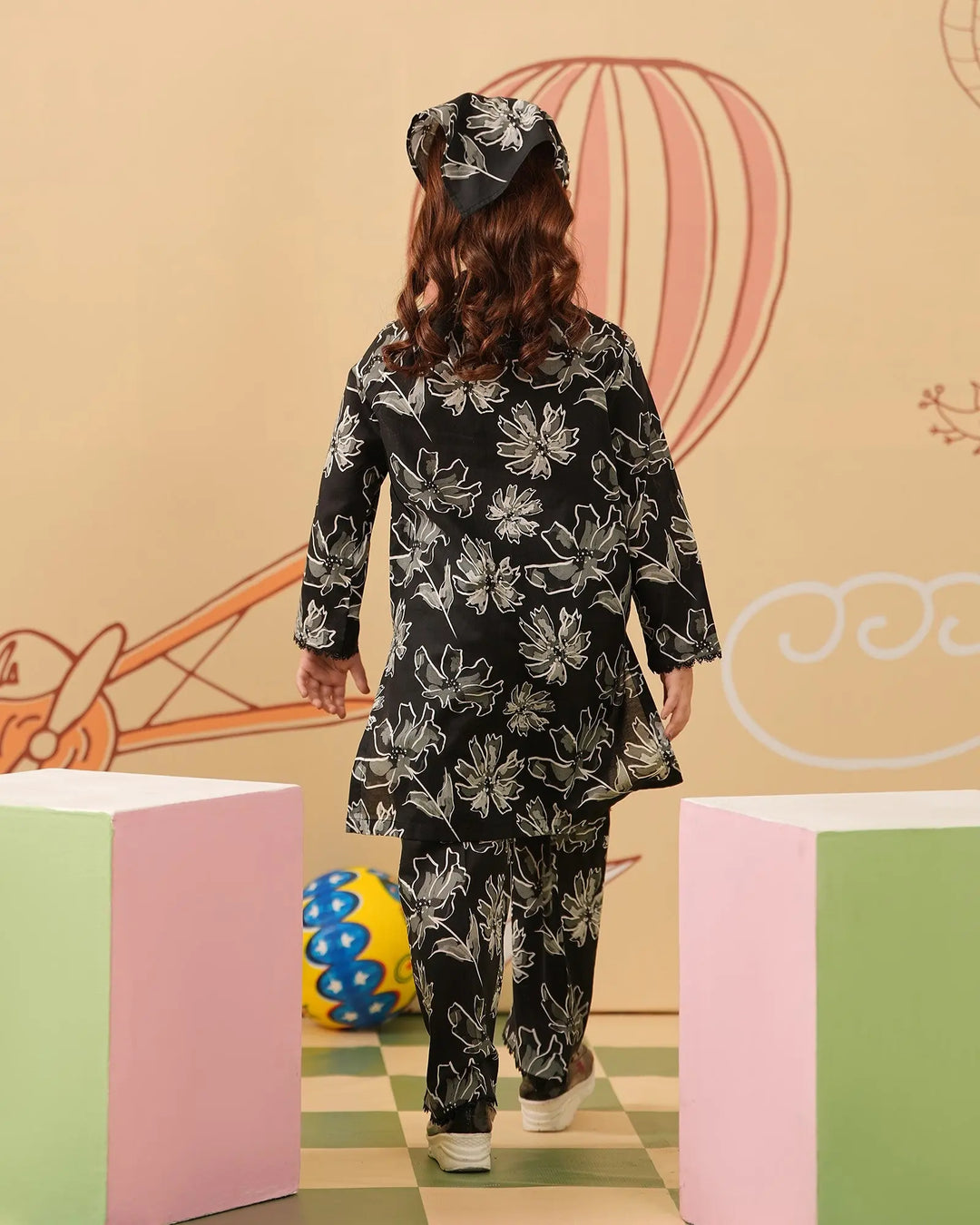 Kids 2-Piece Ready-to-Wear Cotton Suit | 17258-IG-CT Sha Posh Textile