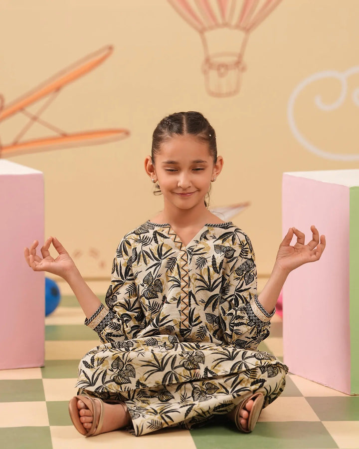 Kids 2-Piece Ready-to-Wear Cotton Suit | 17273-IG-CT Sha Posh Textile
