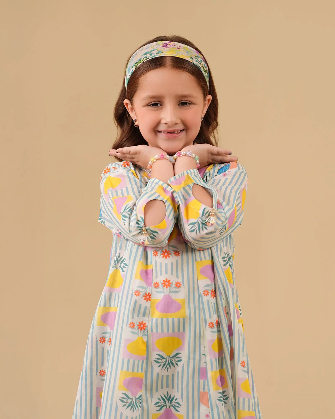 Kids 2-Piece Ready-to-Wear Lawn Frock | 17309-IG-LWN Sha Posh Textile