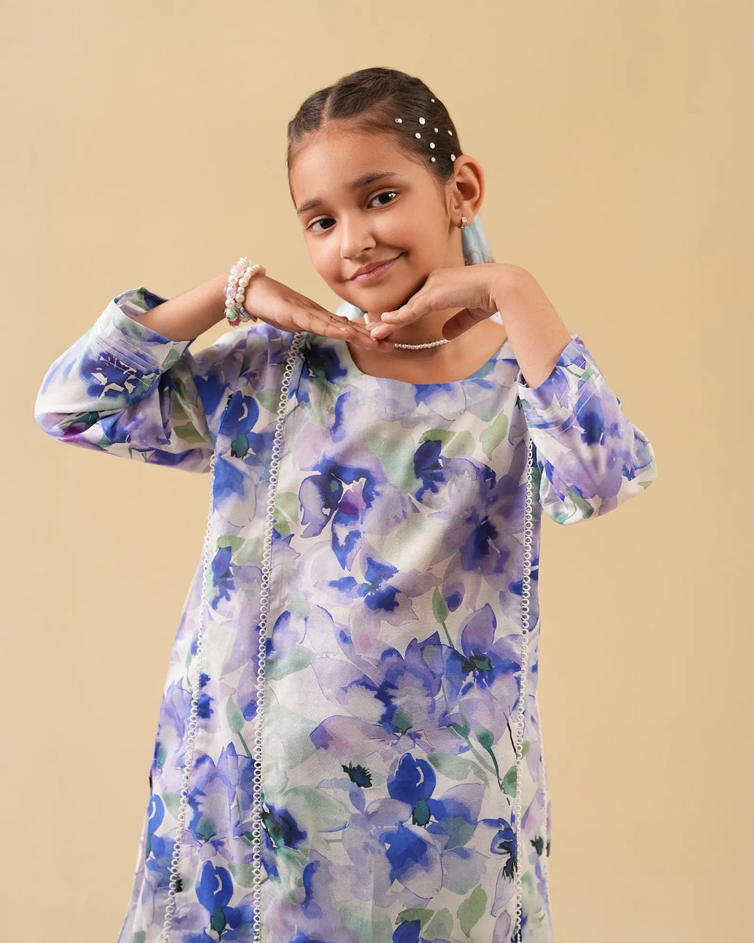 Kids 2-Piece Ready-to-Wear Lawn Suit | 17278-IG-LWN Sha Posh Textile