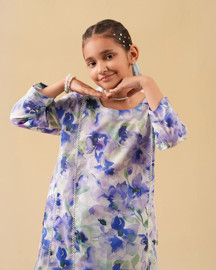 Kids 2-Piece Ready-to-Wear Lawn Suit | 17278-IG-LWN Sha Posh Textile