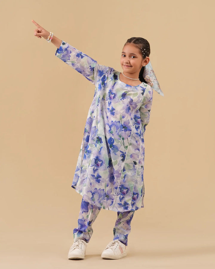 Kids 2-Piece Ready-to-Wear Lawn Suit | 17278-IG-LWN Sha Posh Textile
