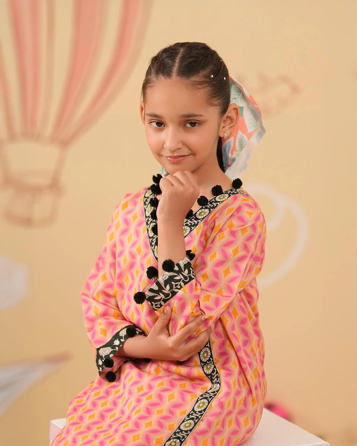 Kids 2-Piece Ready-to-Wear Lawn Suit | 17302-IG-LWN Sha Posh Textile