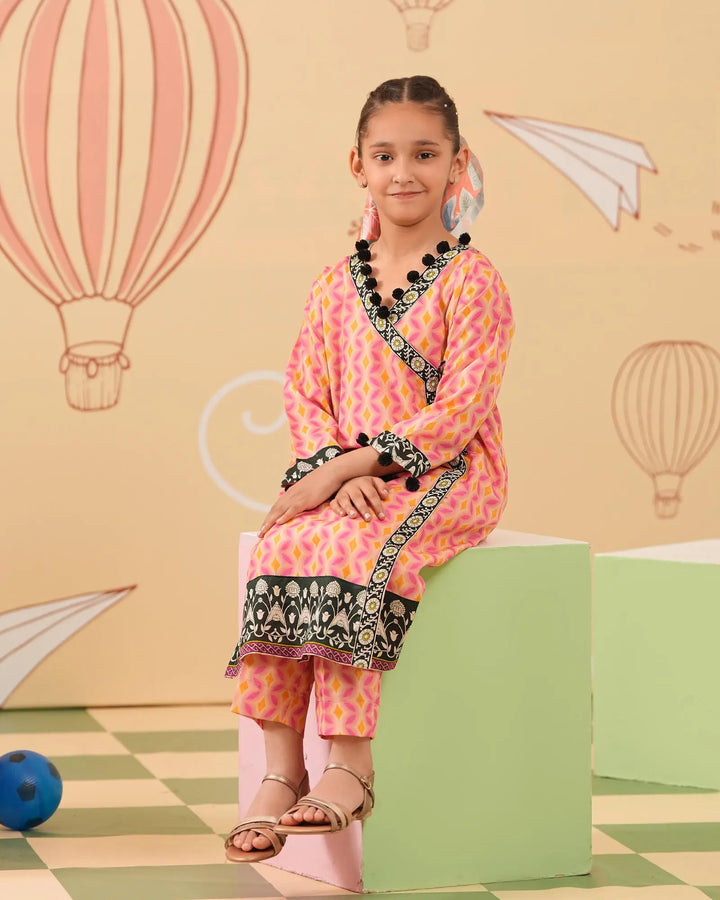 Kids 2-Piece Ready-to-Wear Lawn Suit | 17302-IG-LWN Sha Posh Textile