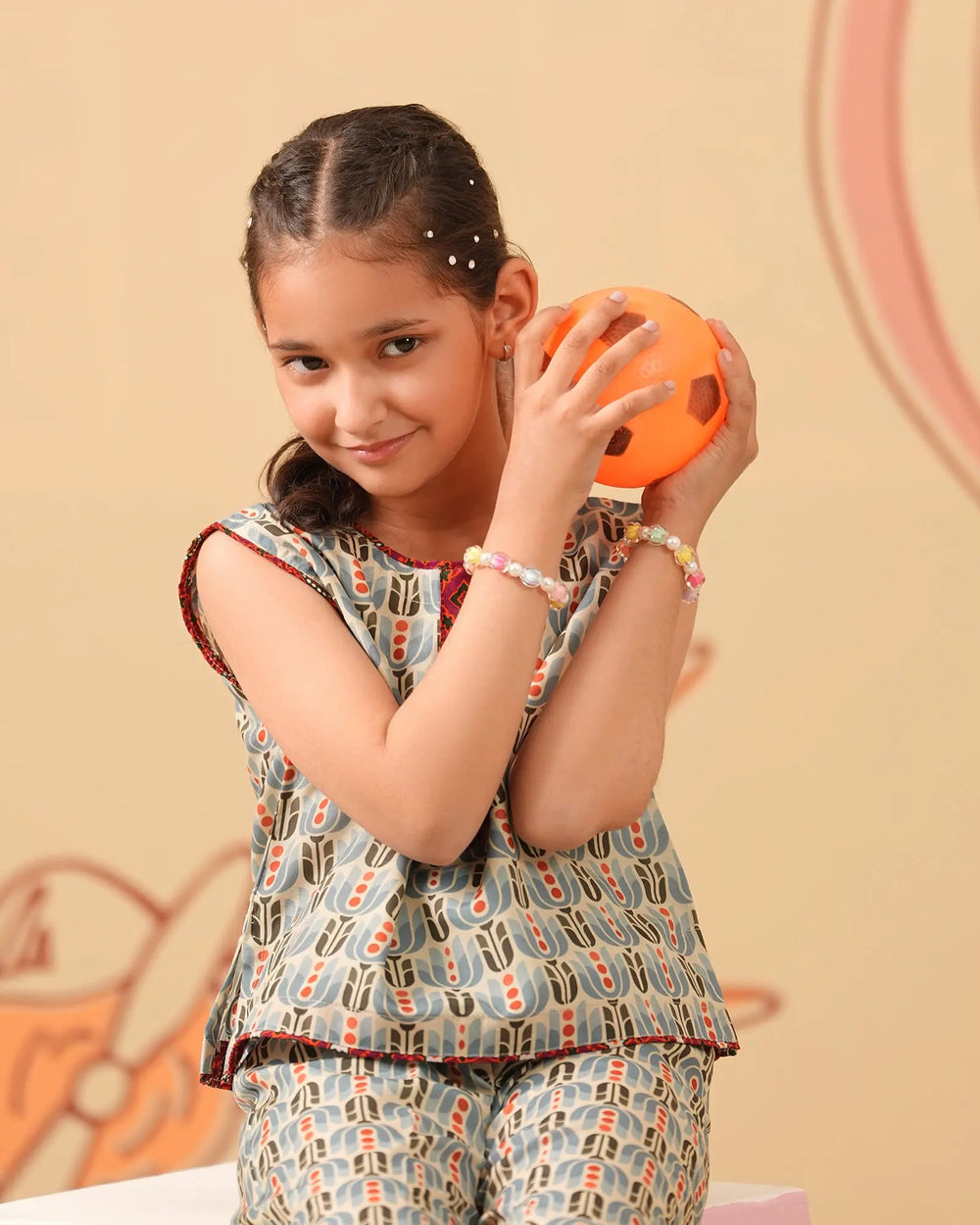 Kids 2-Piece Ready-to-Wear Lawn Suit | 17303-IG-LWN Sha Posh Textile