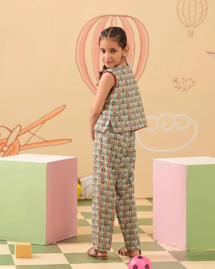 Kids 2-Piece Ready-to-Wear Lawn Suit | 17303-IG-LWN Sha Posh Textile