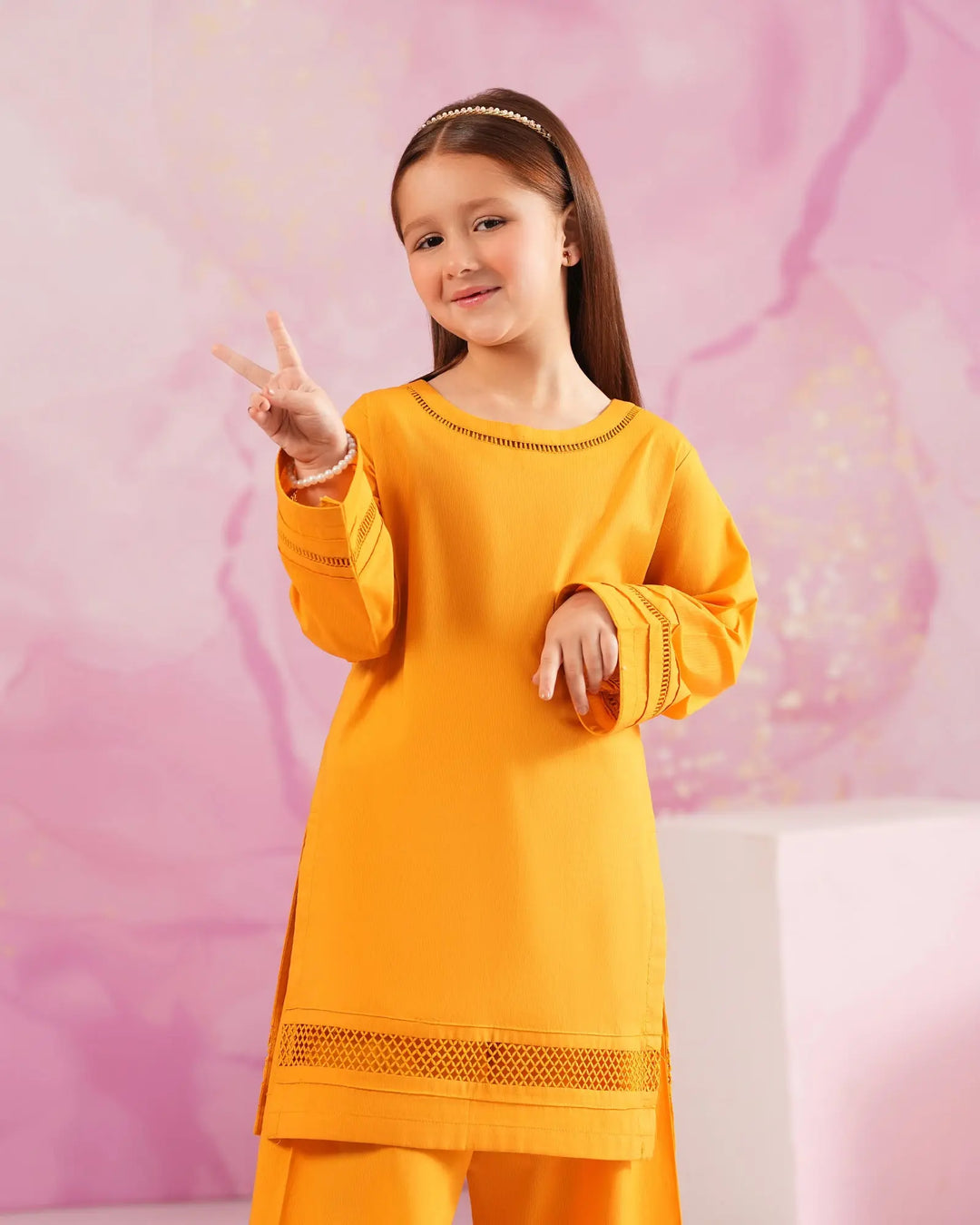 Kids 2-Piece Ready-to-Wear Rod Cotton Suit | 1168-ST-R.CT Sha Posh Textile