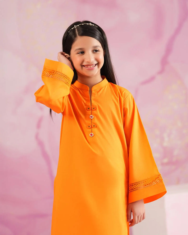 Kids 2-Piece Ready-to-Wear Rod Cotton Suit | 1169-ST-R.CT Sha Posh Textile