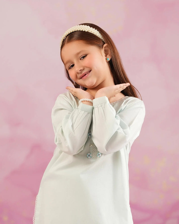 Kids 2-Piece Ready-to-Wear Rod Cotton Suit | 1170-ST-R.CT Sha Posh Textile