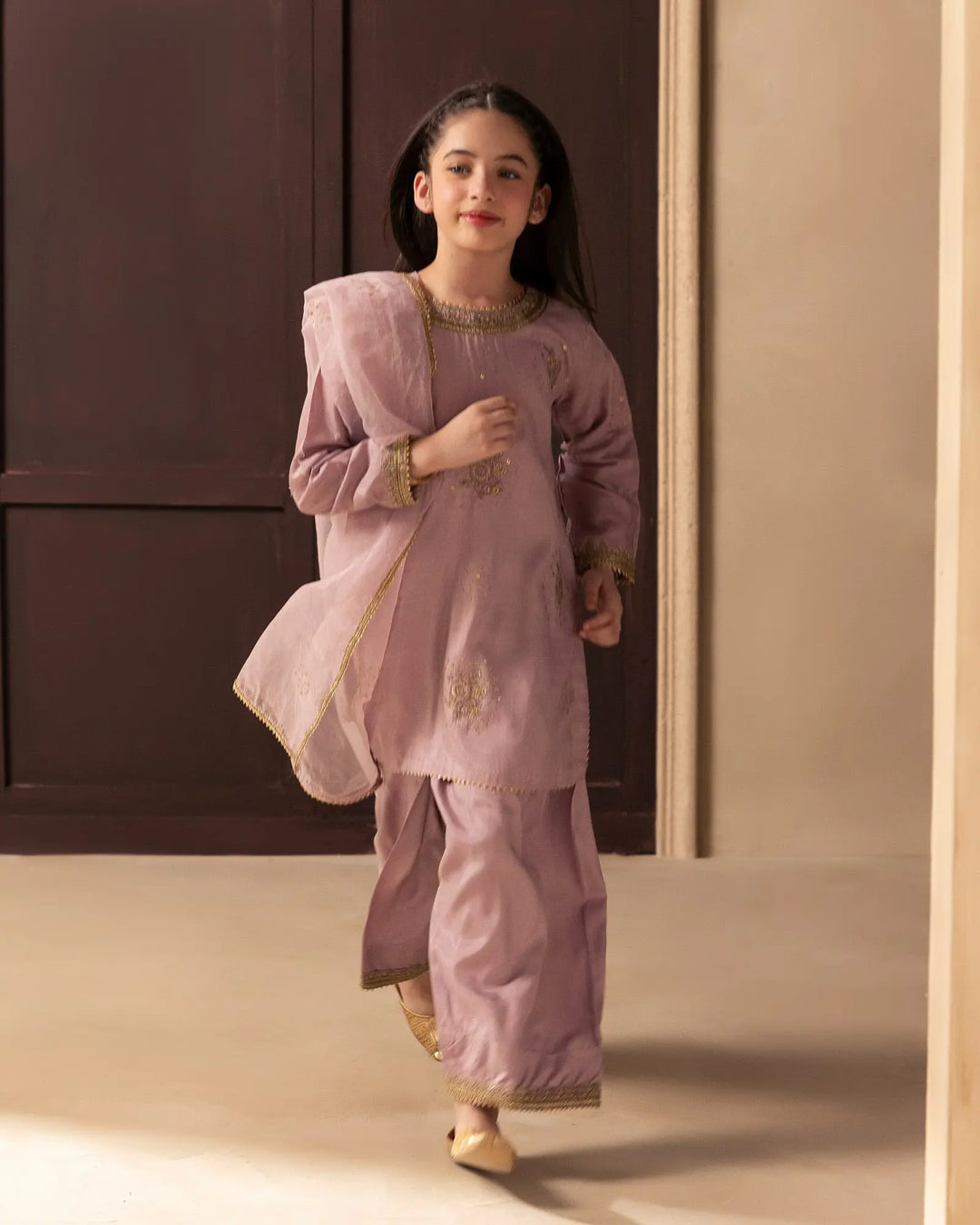 Kids 3 Pcs D Fine Raw Silk | C9820
