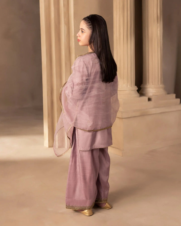 Kids 3 Pcs D Fine Raw Silk | C9820