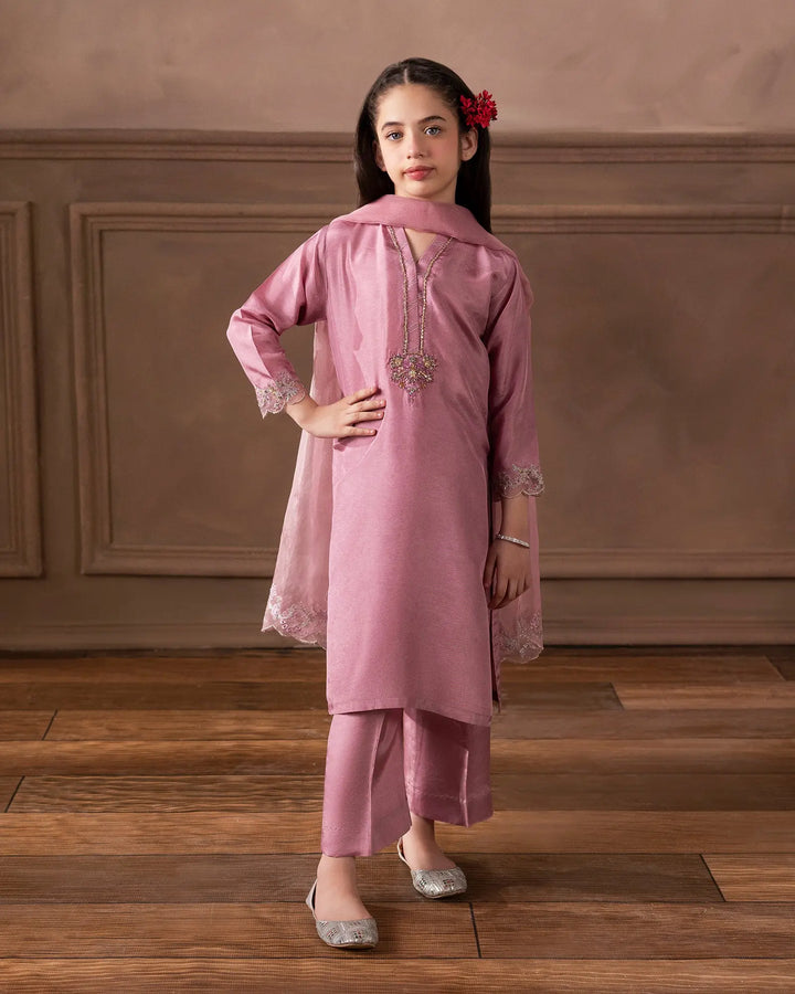 Kids 3 Pcs Sheesha Silk | C4090