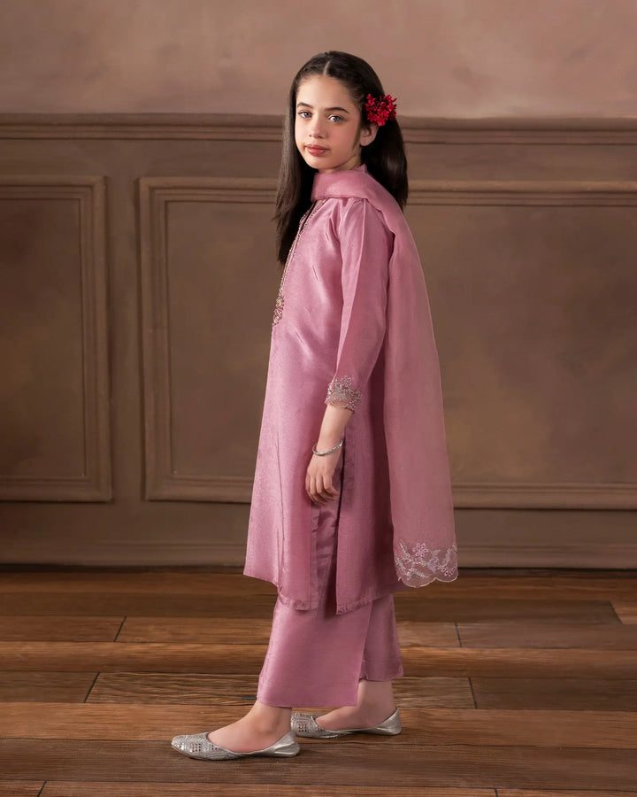 Kids 3 Pcs Sheesha Silk | C4090