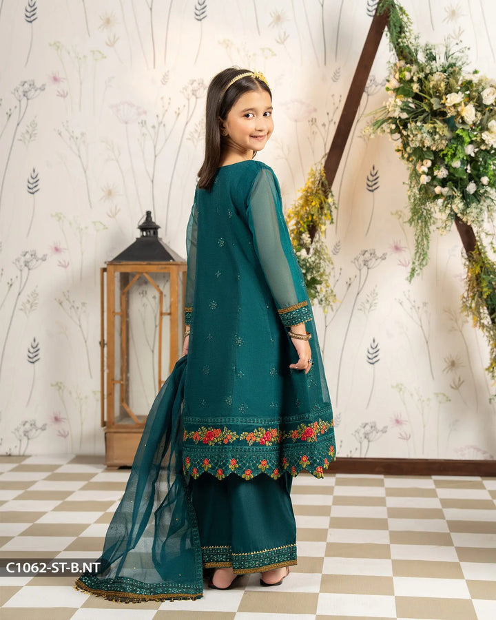 Kids 3 Piece Bori Net Suit | 1062-ST-B.NET - Sha Posh Textile