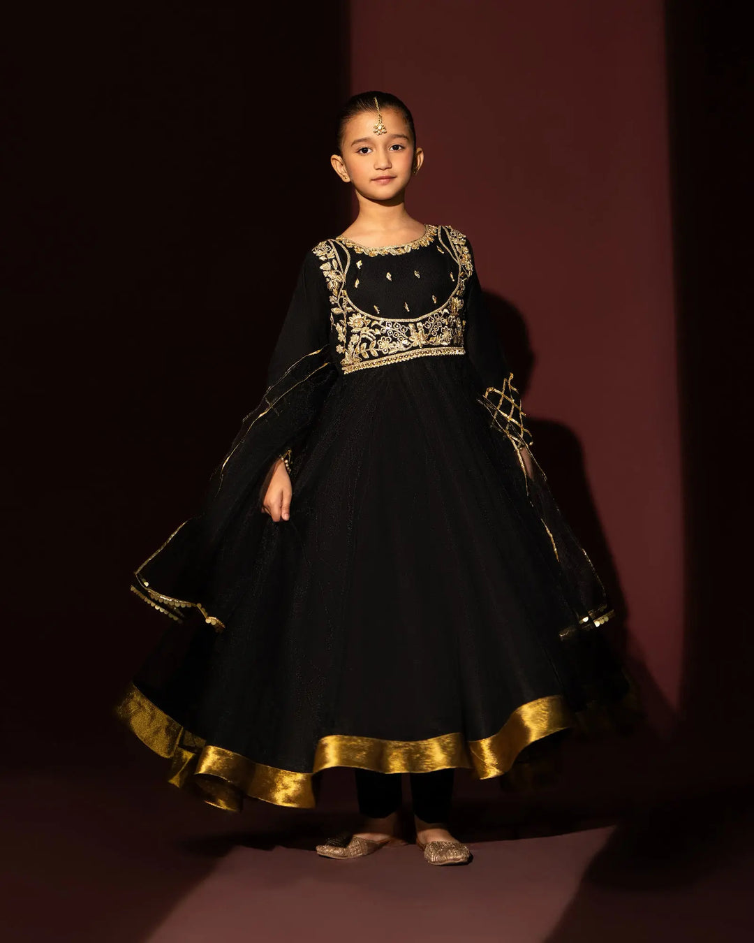 Kids 3 Piece Net Stitched Suit | 9662-IG-NT Sha Posh Textile