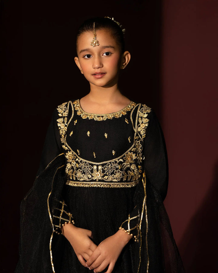 Kids 3 Piece Net Stitched Suit | 9662-IG-NT Sha Posh Textile