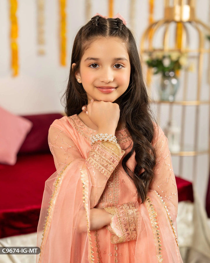 Kids 3 Piece Net Suit | 9674-IG-NT - Sha Posh Textile
