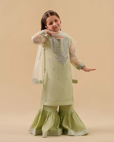 Kids 3-Piece Organza | 9737 - Sha Posh Textile